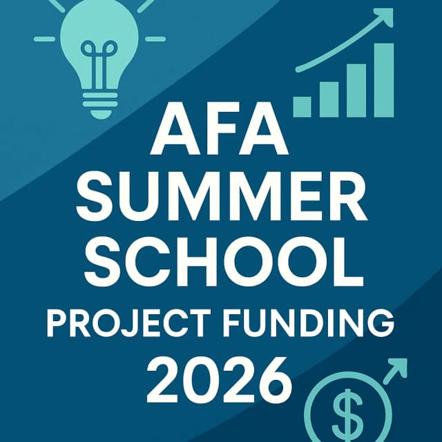 AFA Summer School Project Funding 2026