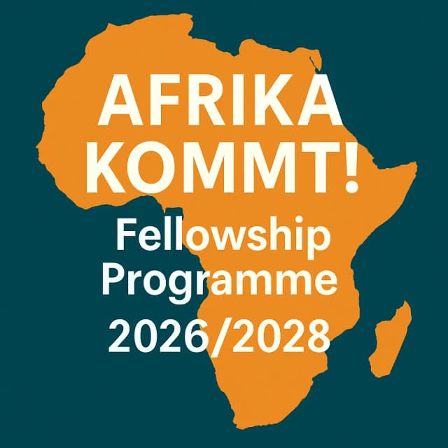AFRIKA KOMMT! Fellowship Programme 2026/2028