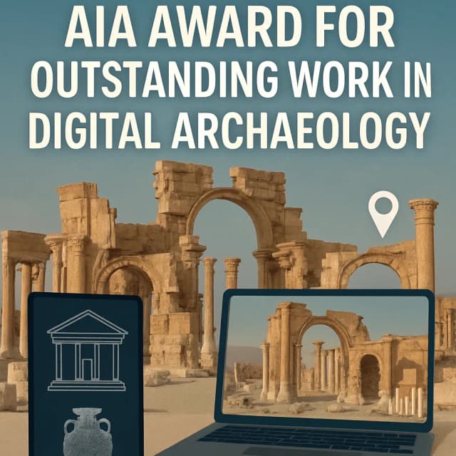 AIA Award for Outstanding Work in Digital Archaeology