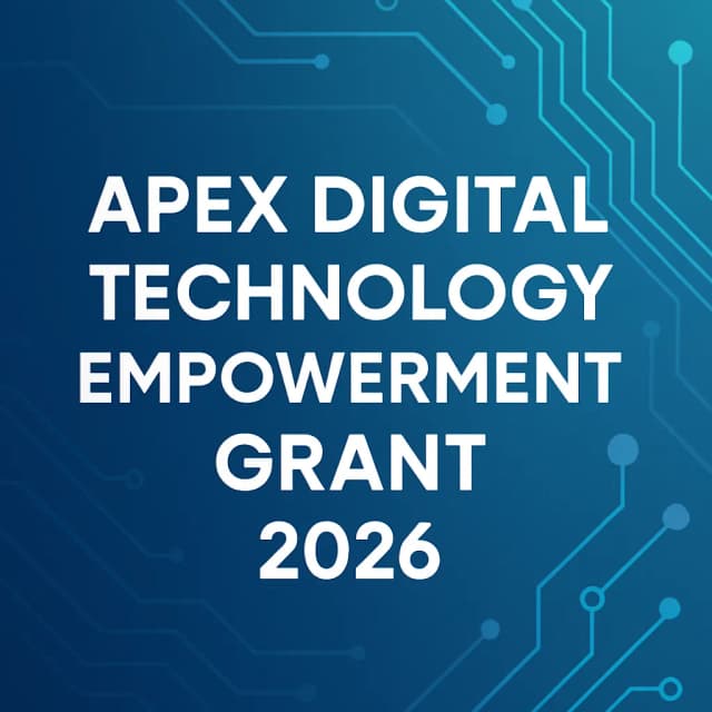 Apex Digital Technology Empowerment Grant 2026