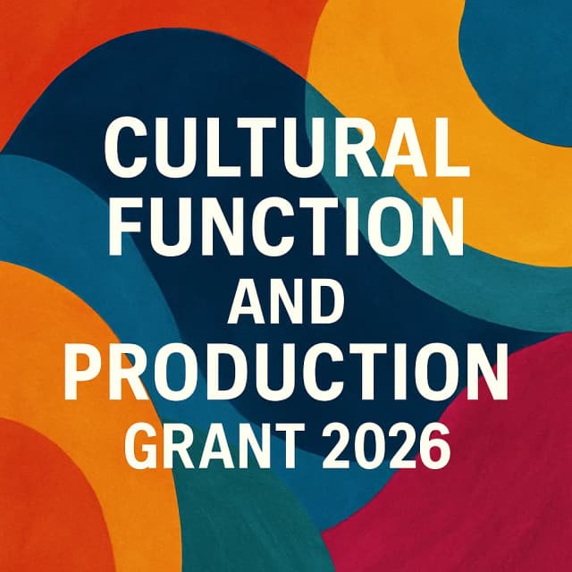 Cultural Function and Production Grant 2026