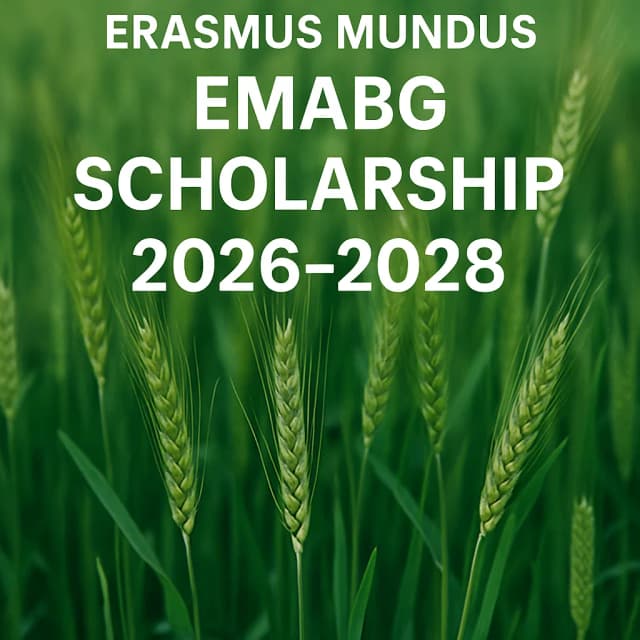 Erasmus Mundus EMABG Scholarship 2026-2028
