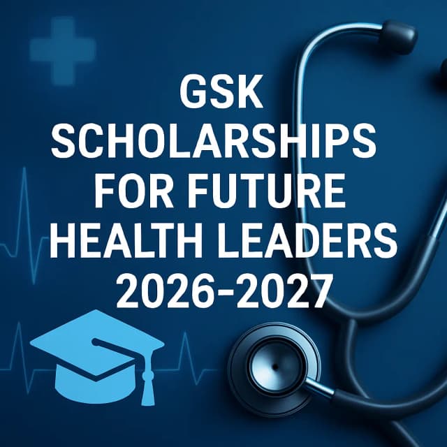 GSK Scholarships for Future Health Leaders 2026-2027