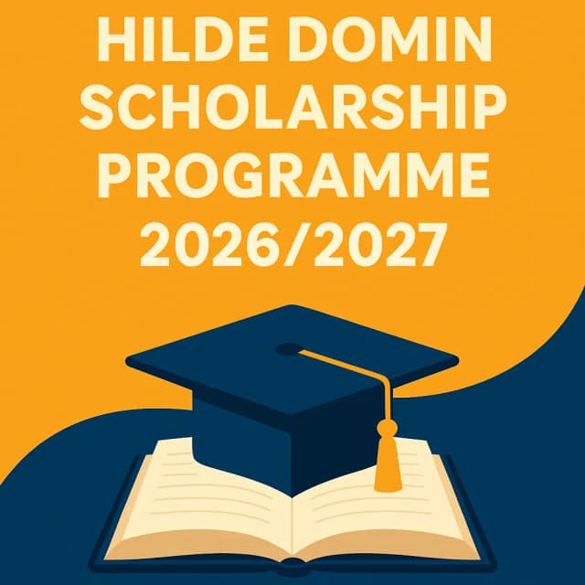 Hilde Domin Scholarship Programme 2026/2027