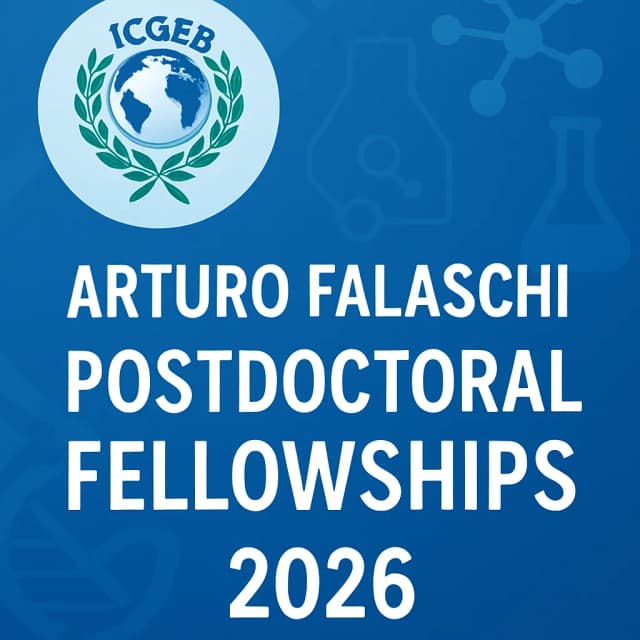ICGEB Arturo Falaschi Postdoctoral Fellowships 2026
