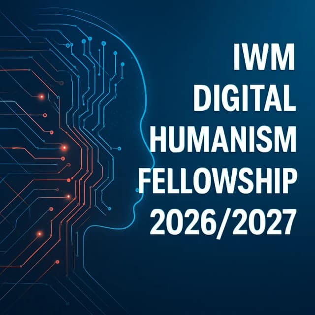 IWM Digital Humanism Fellowship 2026/2027