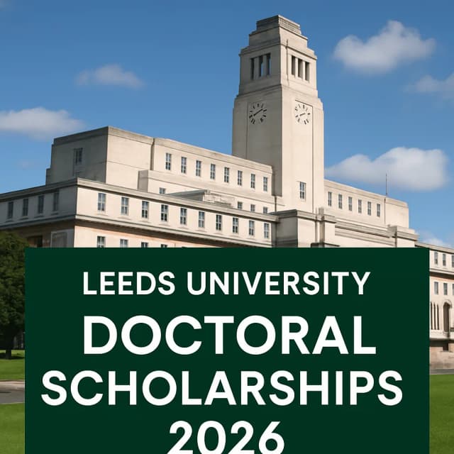 Leeds University Doctoral Scholarships 2026