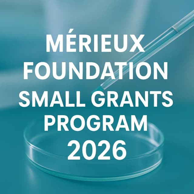 Mérieux Foundation Small Grants Program 2026