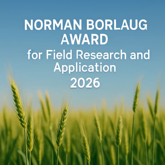 Norman Borlaug Award for Field Research and Application 2026