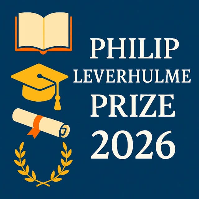 Philip Leverhulme Prize 2026