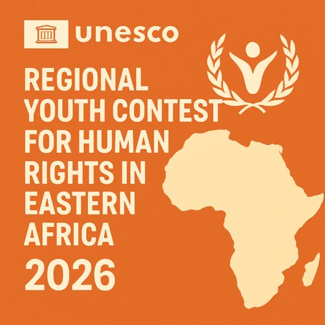 UNESCO Regional Youth Contest for Human Rights in Eastern Africa 2026