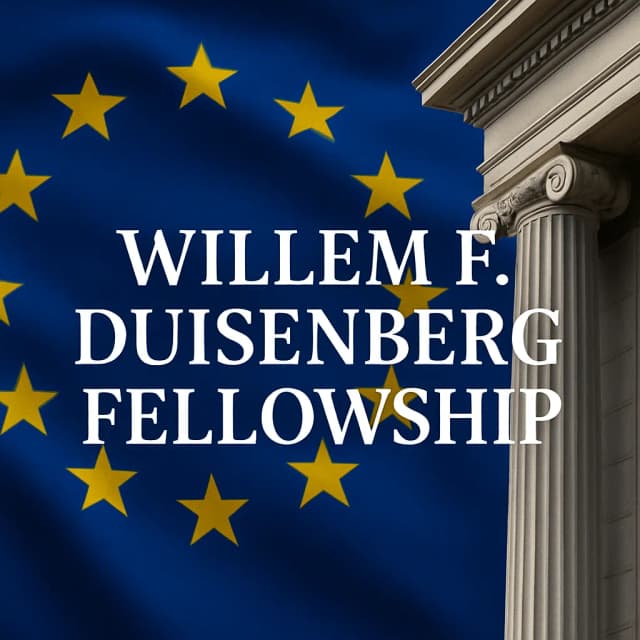 Willem F. Duisenberg Fellowship